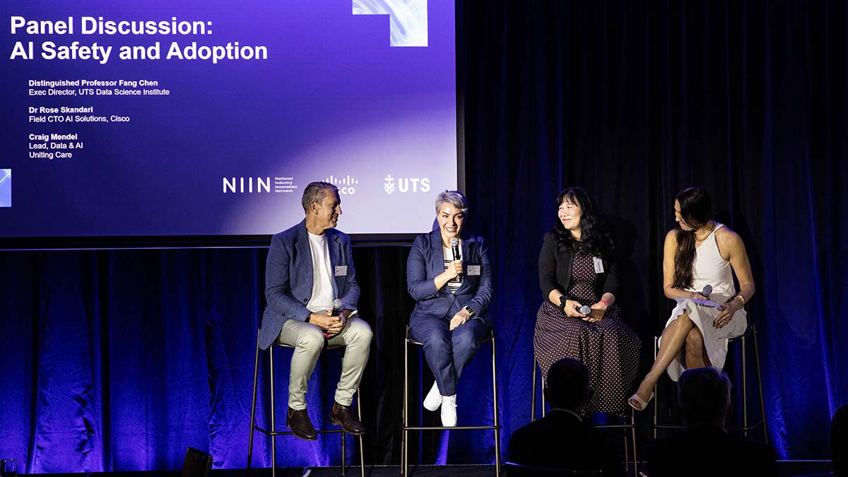 Panel discussion at the Innovation Central Sydney launch